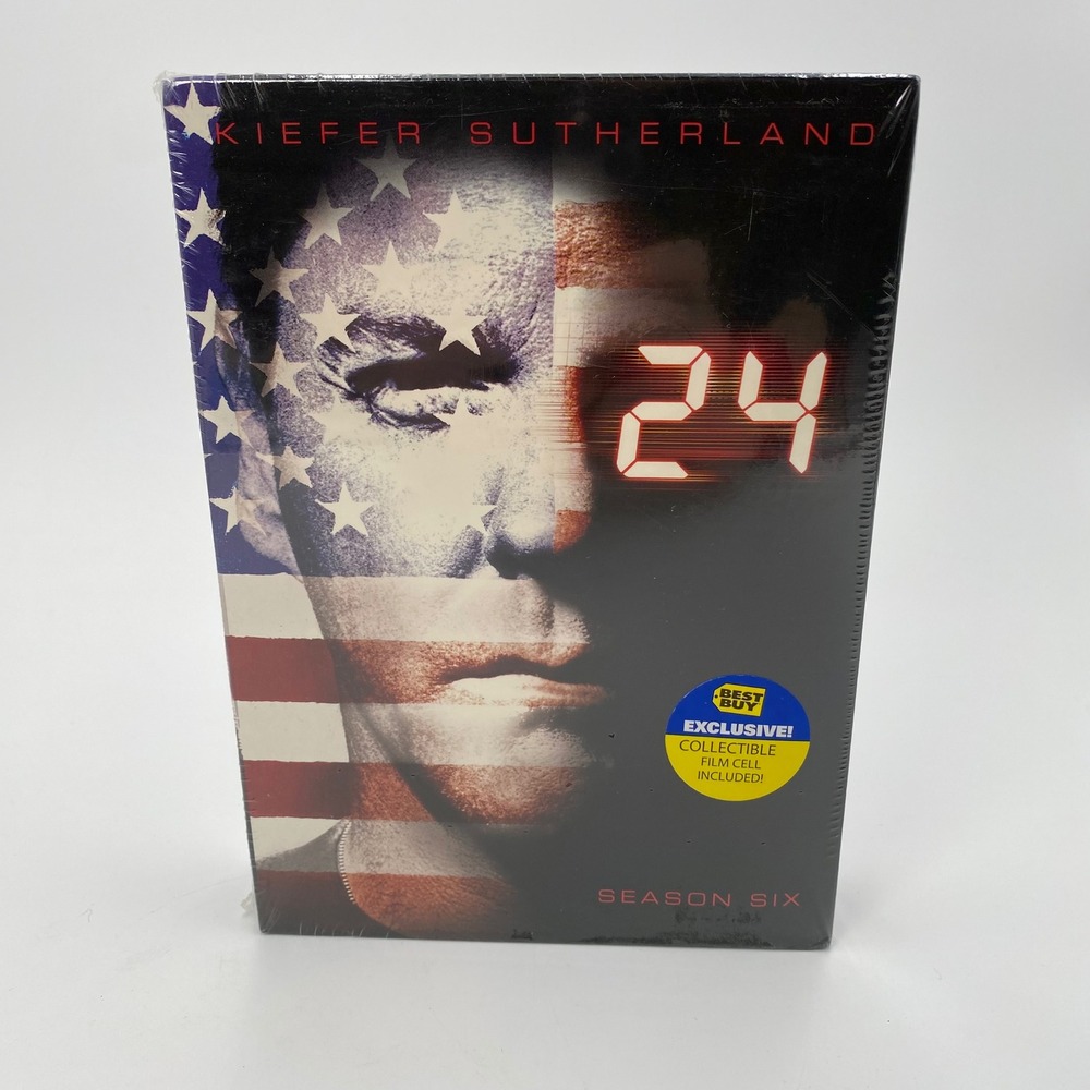 24 Season Six Kiefer Sutherland DVD Box Set Collectible‎ Film Cell Included
